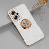 Luxuey Plating Gloss Surface Silicone Phone Case For Honor 300 200 Pro Smar Lite Ultra X9 8 7A B C 360° Rotate Ring Holder Cover