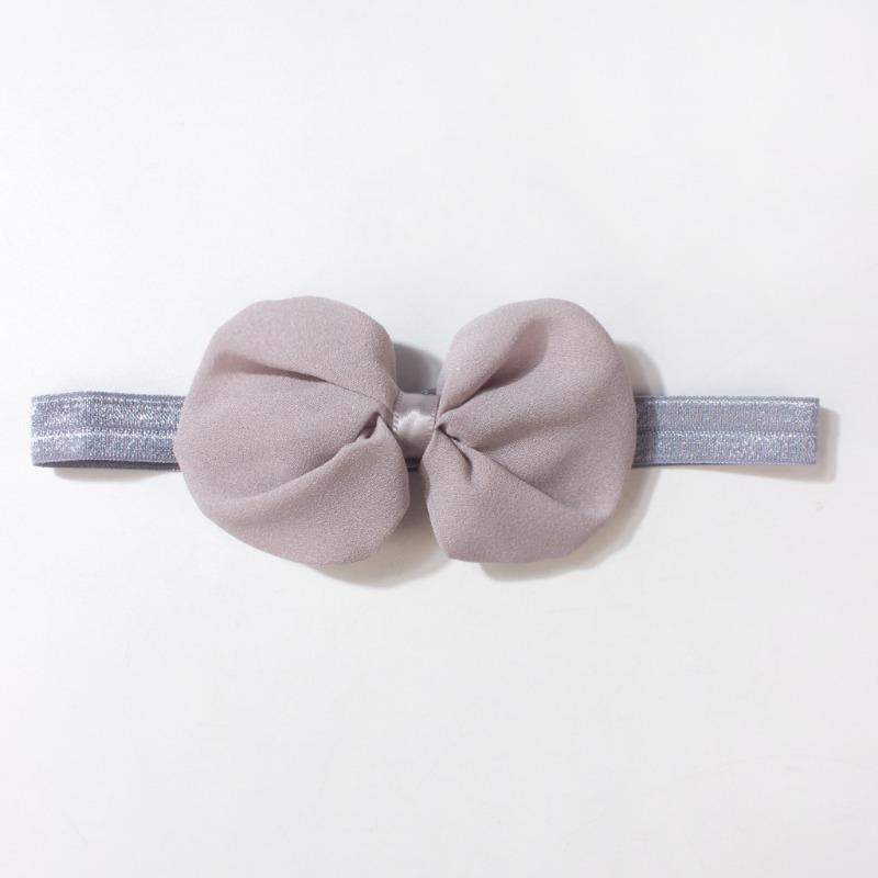 Children's headband hair accessories, chiffon bow elastic headband, newborn baby headband flower headscarf