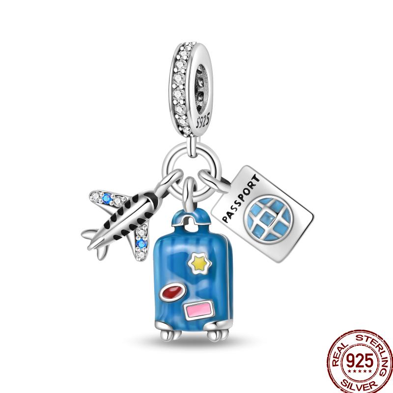 Copper Time Travel Space Travel Camera Bead Pendant Fit 3Mm Original Bracelet Diy Jewelry Gift