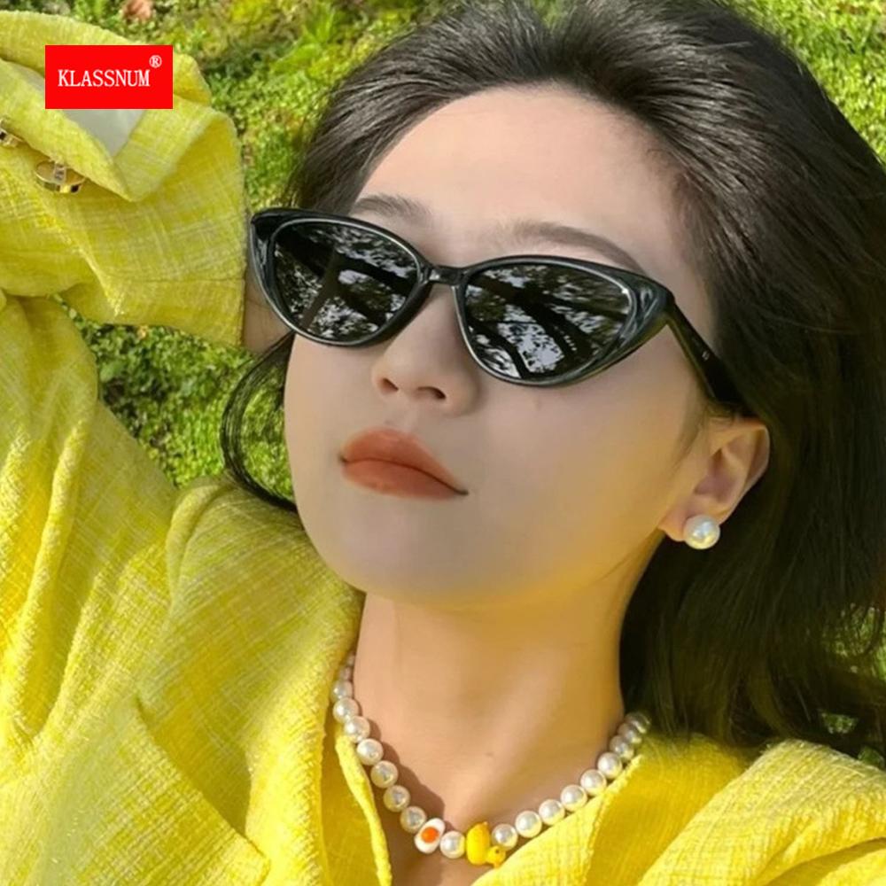 Women Cat Eye Sunglasses  Luxury Brand Designer Vintage Sun Glasses Lady Retro Black Glasses Female UV400 Eyewear Shades