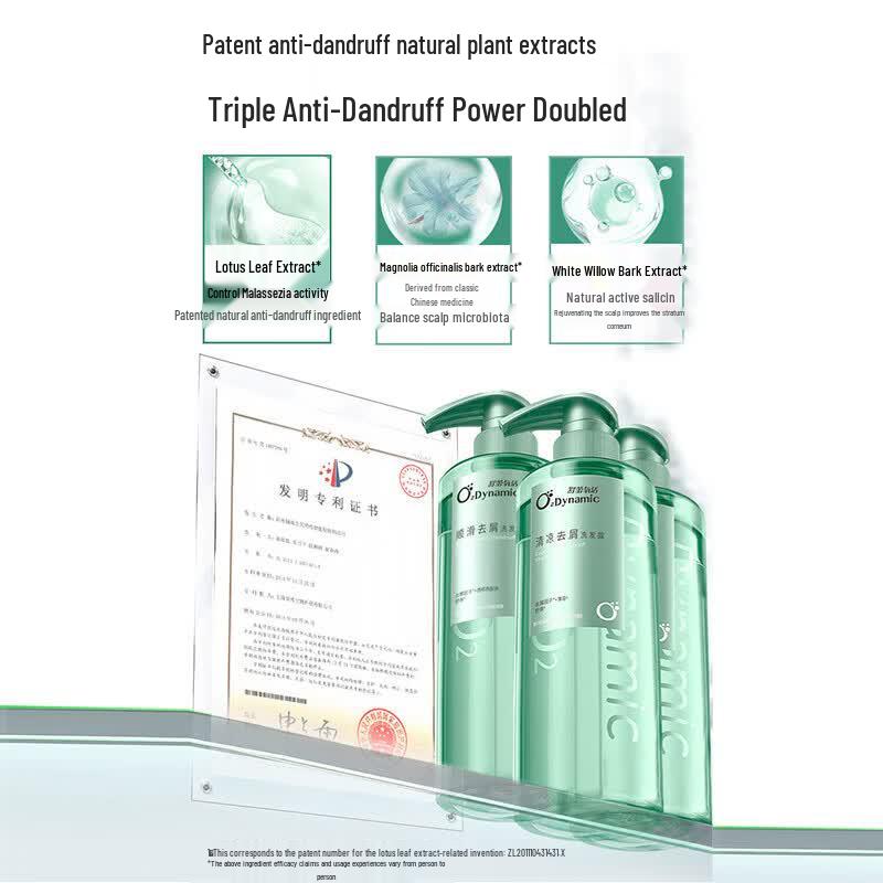 Slek O₂ Dynamic Anti-Dandruff Cooling Shampoo