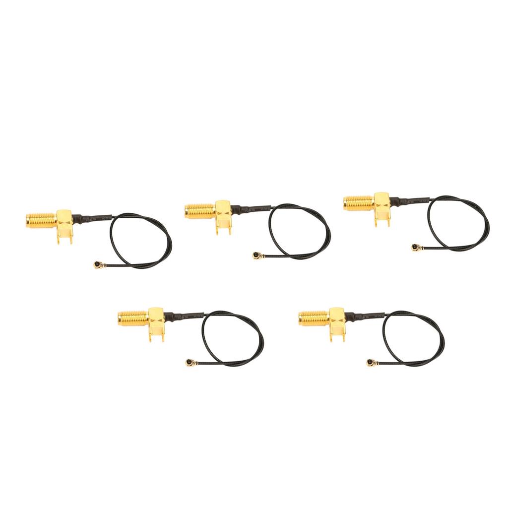 5PCS RF Extension Cable Welded Plate SMA Elbow Cable Antenna Pigtail 50ohms