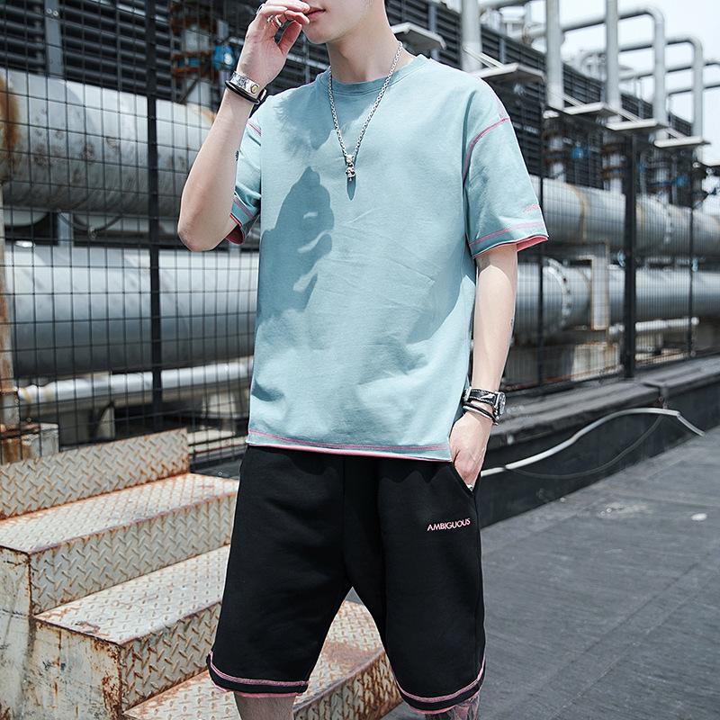 MAITA Summer New Style Men's Short-sleeved Outdoor Trendy Casual Sports Suit