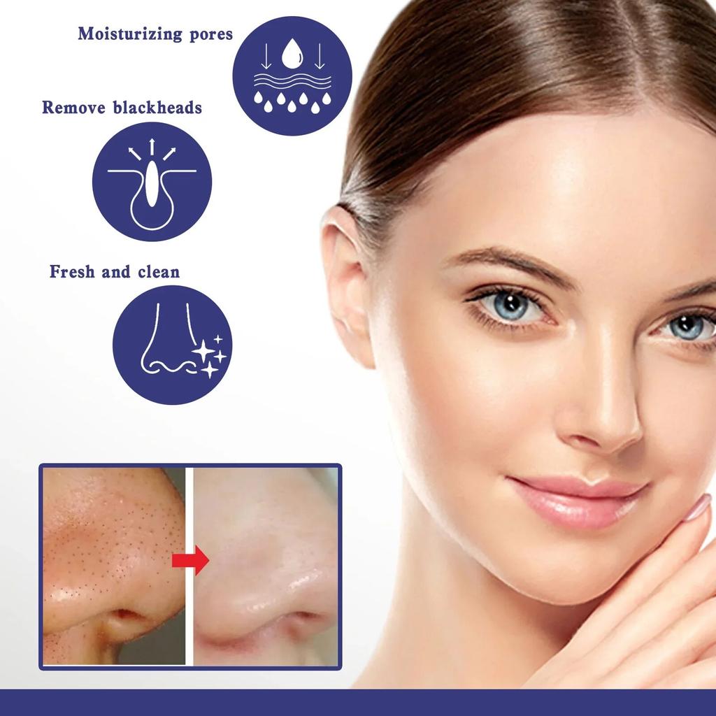 Cerotti per la rimozione dei punti neri, pulizia profonda, trattamento per acne e brufoli, punti neri, restringimento dei pori, rassodanti, leviganti, strisce per i pori del naso, 6 pezzi