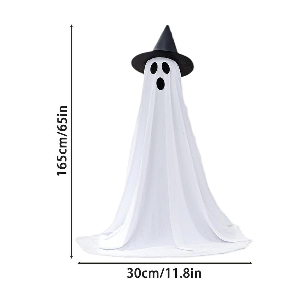 Light Up Ghost Halloween Decorations Spooky Ghost With Remote Control String Light Eerie Home Accents For Festival Holiday