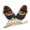 Baby Cute Shoes Sets PU Soft-soled Non-slip Toddler Shoes + Princess Hair Band
