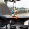 Vibrant Acrylic Duck Hanging Decoration For Car Interior Cute Design Cartoon