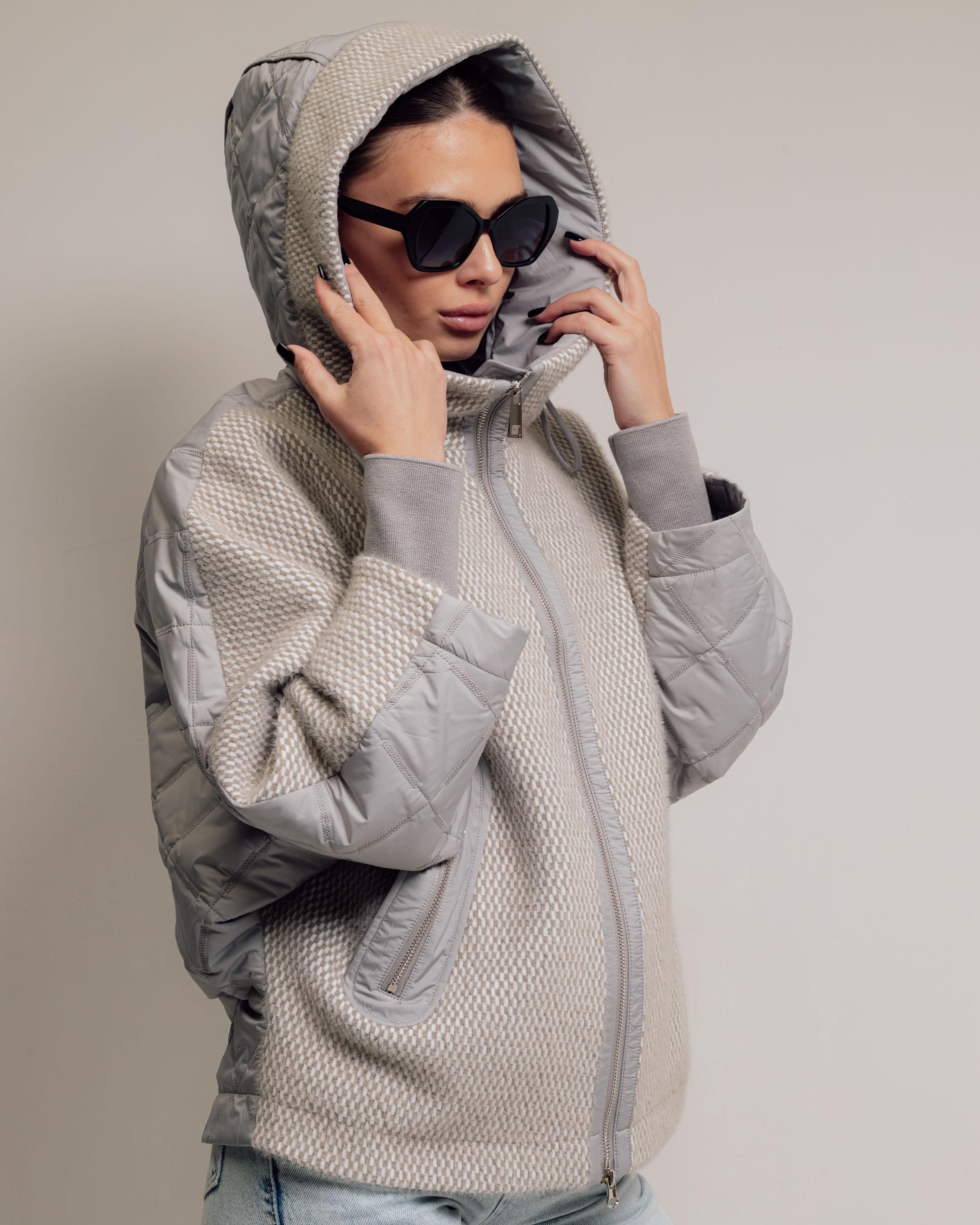 

Women s jacket SVIDNI 908 S gray XXL сірий колір