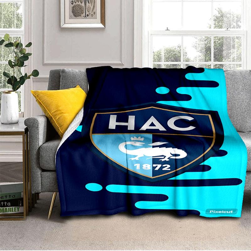 Havre Crest Blanket Lightweight Ideal Bedding Blanket Perfect for Travel, Camping, Living Rooms, Offices, Sofas, Fan Christmas gift