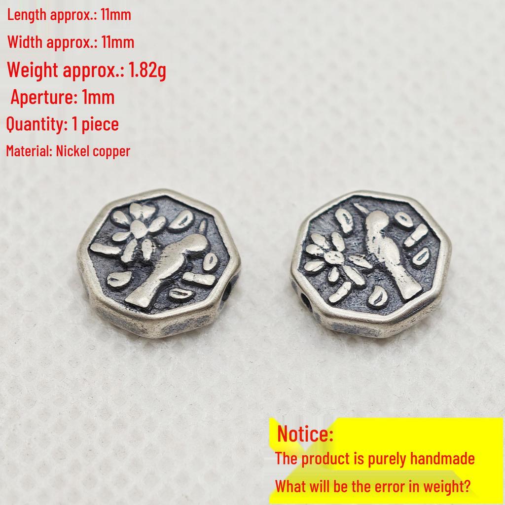 Sterling Silver Lotus Barrel Bead Charms - 99 Fine Silver, 3D Handmade for DIY Jewelry.