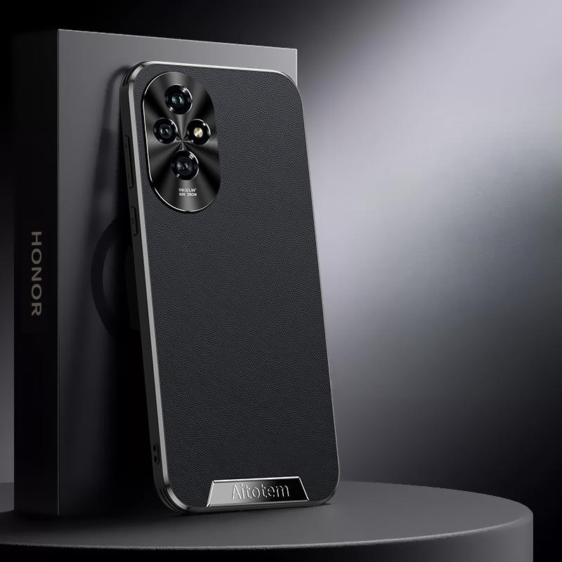Suitable for Honor 200pro Mobile Phone Case for Business Men's Honor All-inclusive Anti-fall 200 High-end 100rpo Leather Case