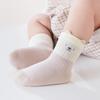 3Pairs/Set Baby Mesh Socks Summer Thin Cotton Kids Socks Cute Cartoon Boneless Socks Infant Newborn Socks For Boys Girls 0-5Yrs