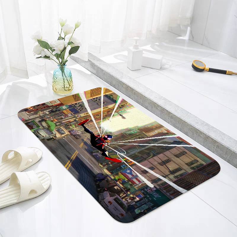 Cool-S-spider-M-manS Carpet Bathroom Anti-slip Mat Door Mat Home Decoration Mat Entrance Door Mat Scratch-resistant Door Mat