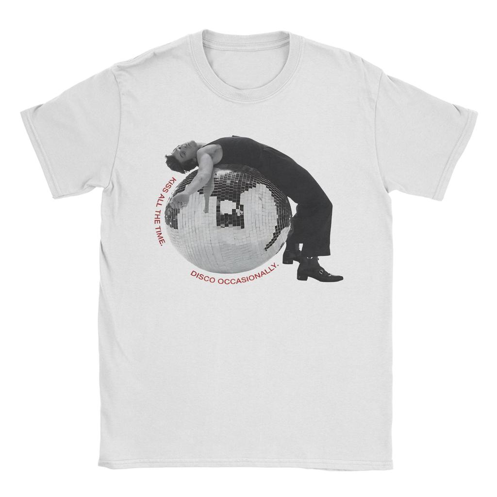 Unisex Unisex Kiss All The Time Disco T Shirts Harrys Music Styles 100 Cotton Clothes Vintage Short Sleeve Tees Gift Idea TShirts