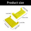 2Pcs Hinged Sewing Template Ruler Plastic Quilting Measuring Tool Edges Locking Stitching Guide for Fabric Stitching