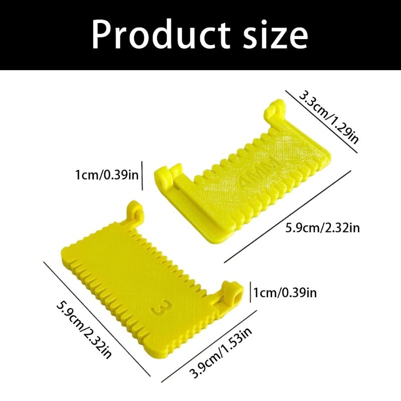 2Pcs Hinged Sewing Template Ruler Plastic Quilting Measuring Tool Edges Locking Stitching Guide for Fabric Stitching