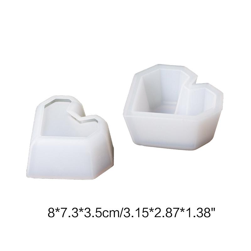 Maceta de flores, Molde de resina de silicona, molde de fundición de resina epoxi, florero suculento, molde de cemento, portavelas, molde de cera