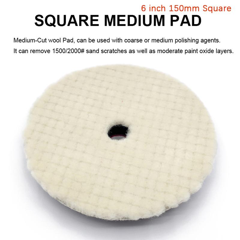 Tampon de lustruire pentru șlefuire lână moale pentru mașină pentru îndepărtarea zgârieturilor auto