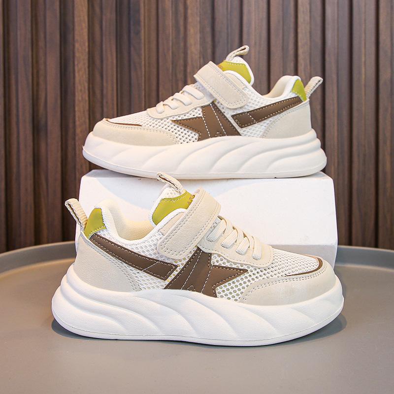 

Foreign trade explosion children s shoes spring and autumn boys shoes girls shoes children s thick-soled breathable mesh shoes medium and old chi 37 (inner length 23.6 cm)