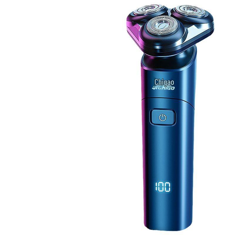 Rasoio Elettrico Ricaricabile da Uomo ad Alta Potenza: Rasoio da barba magnetico portatile e lavabile