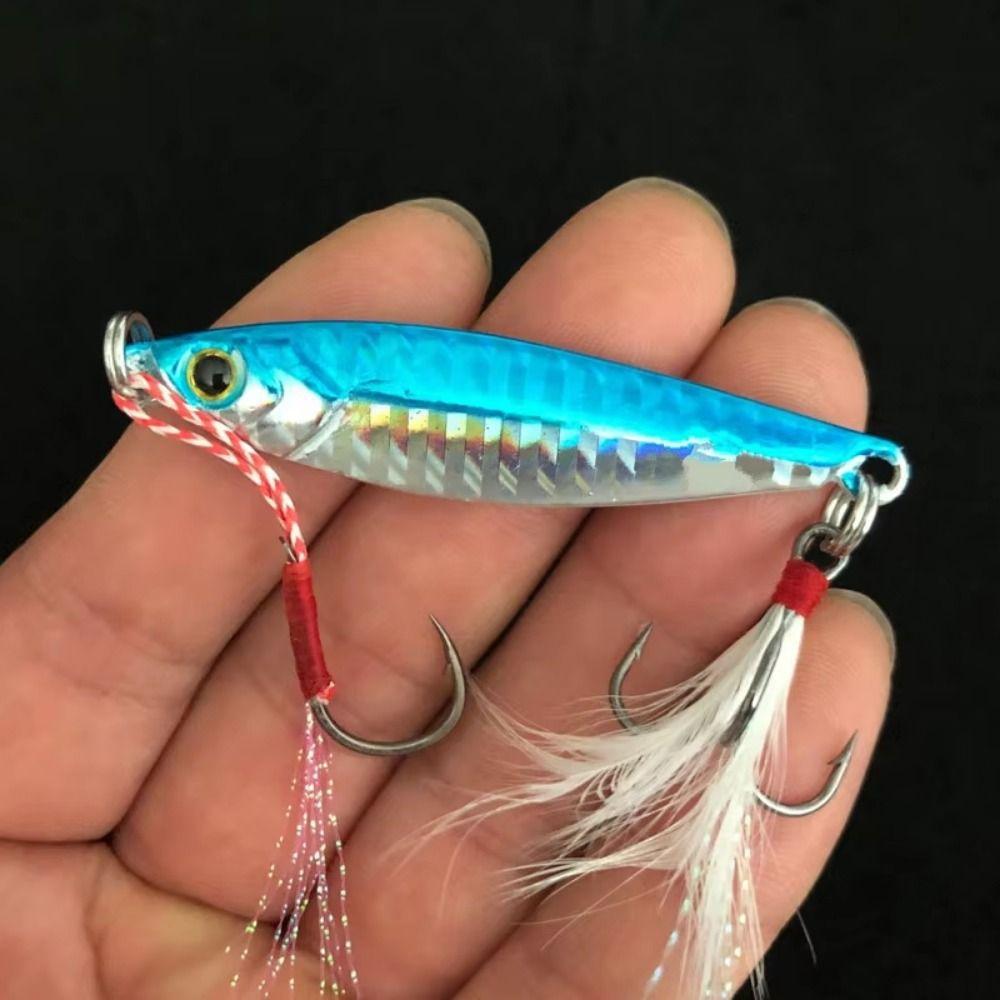 5Pcs 7/10/15/20G Simulation Fish Lures Fast Sinking Artificial Bait  Fishing Gear
