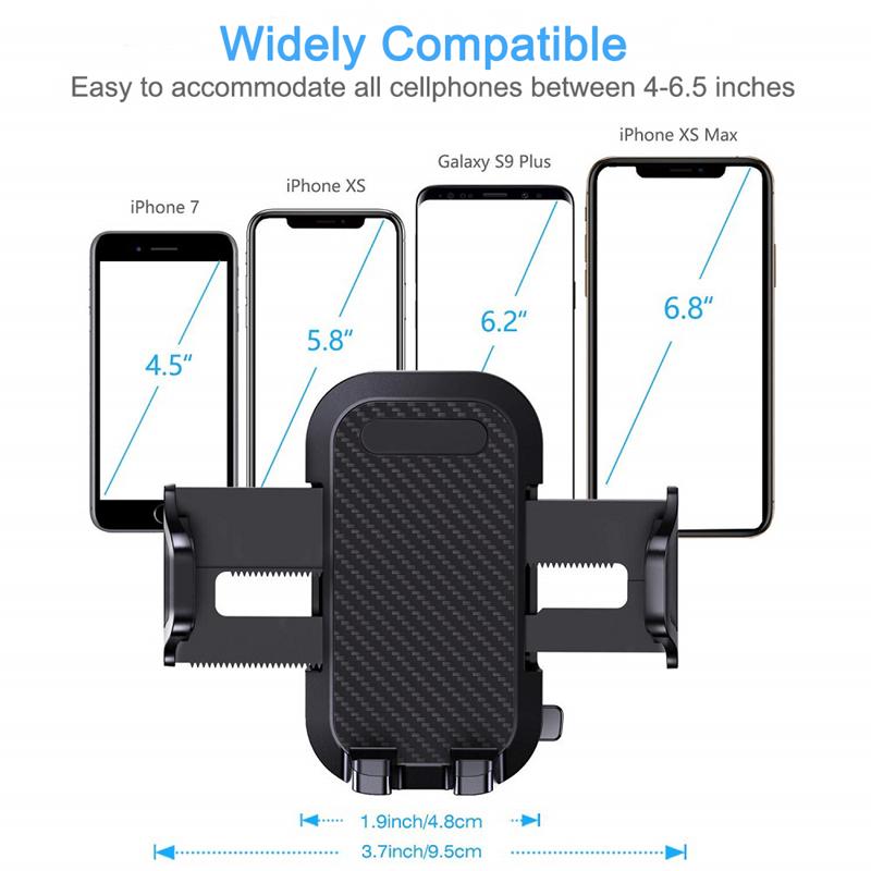 New Long Arm Sucker Gravity Car Mobile Phone Holder Stand Universal Dashboard Clip Support For 11 PRO Accessories