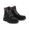 Timberland Heritage 6 Inch Waterproof Boots 'Black Nubuck With Colorful Logos' Women's A5M24001