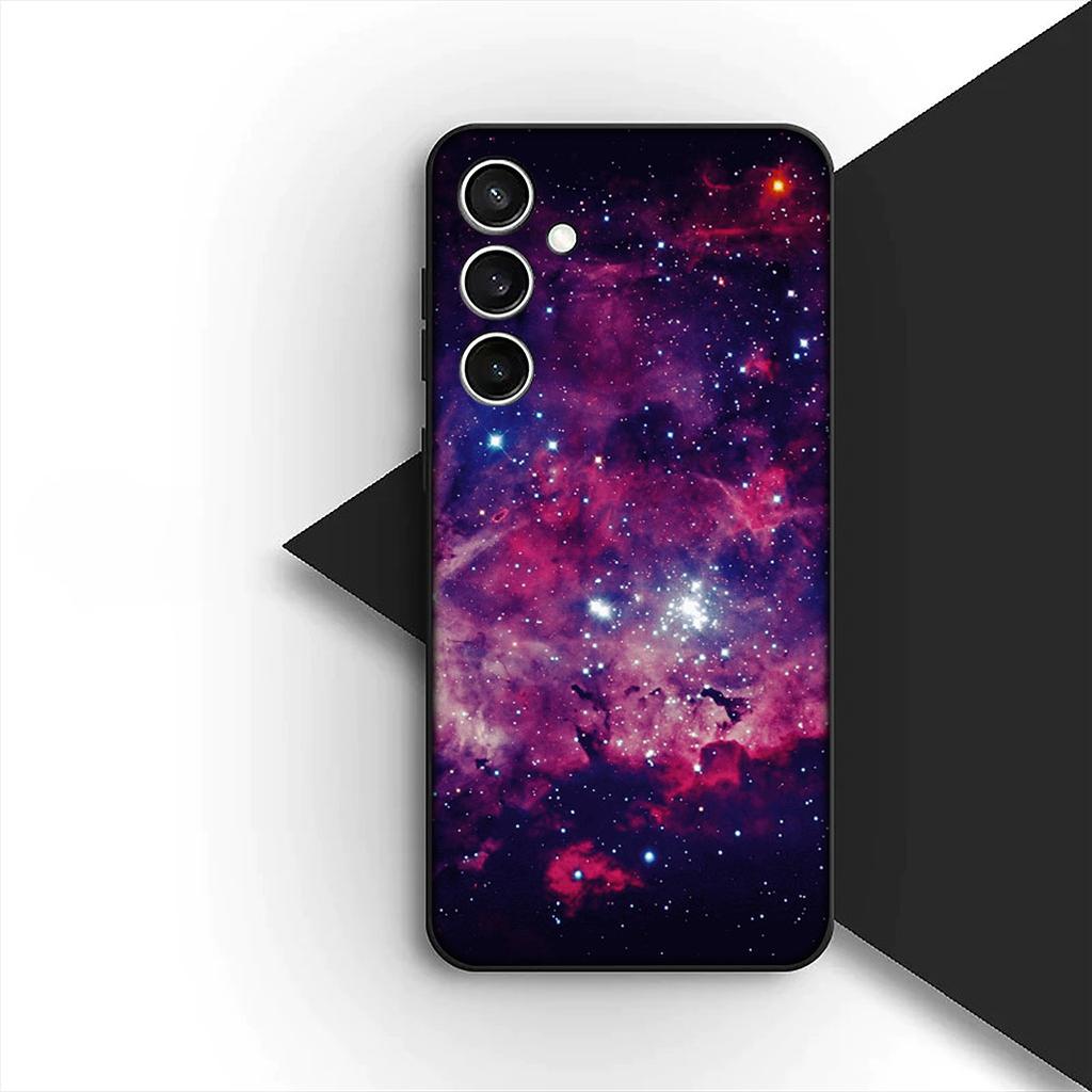 for Samsung Galaxy S20 S22 S21 FE Ultra Plus A07 A17 A15 A16 A25 A57 A37 Phone Cover Case Universe Galaxy Moon Astronaut Stars