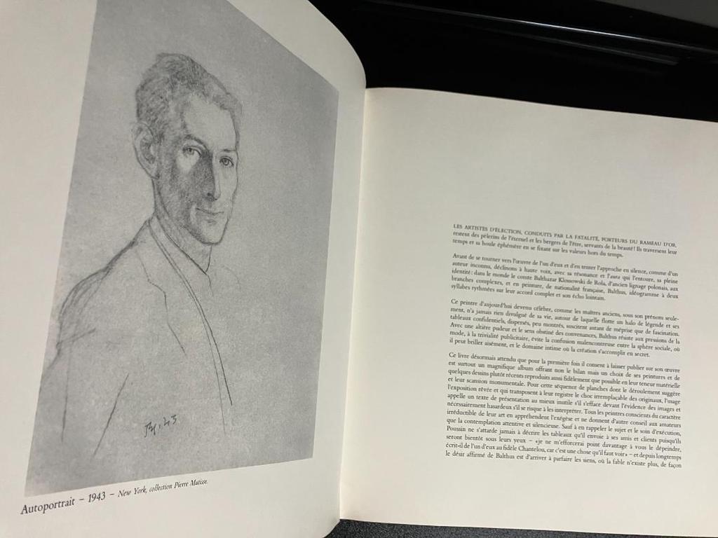 [USED] French version of BALTHUS Art Book by Balthus