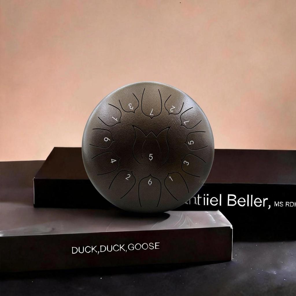 Wangyou Lingling Tamburo a Lingua d'Acciaio - Strumento a Percussione Handpan da 6/6.8/8/10/12/13 Pollici.
