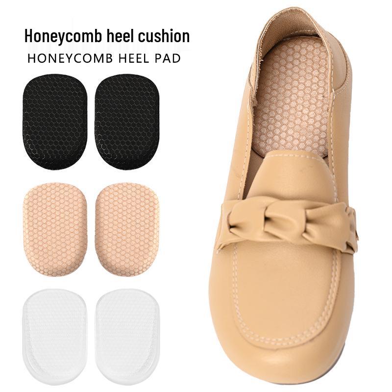 Honeycomb Heel Lift: Invisible Soft Height-Boost Insole with Adjustable Half-Size Pad