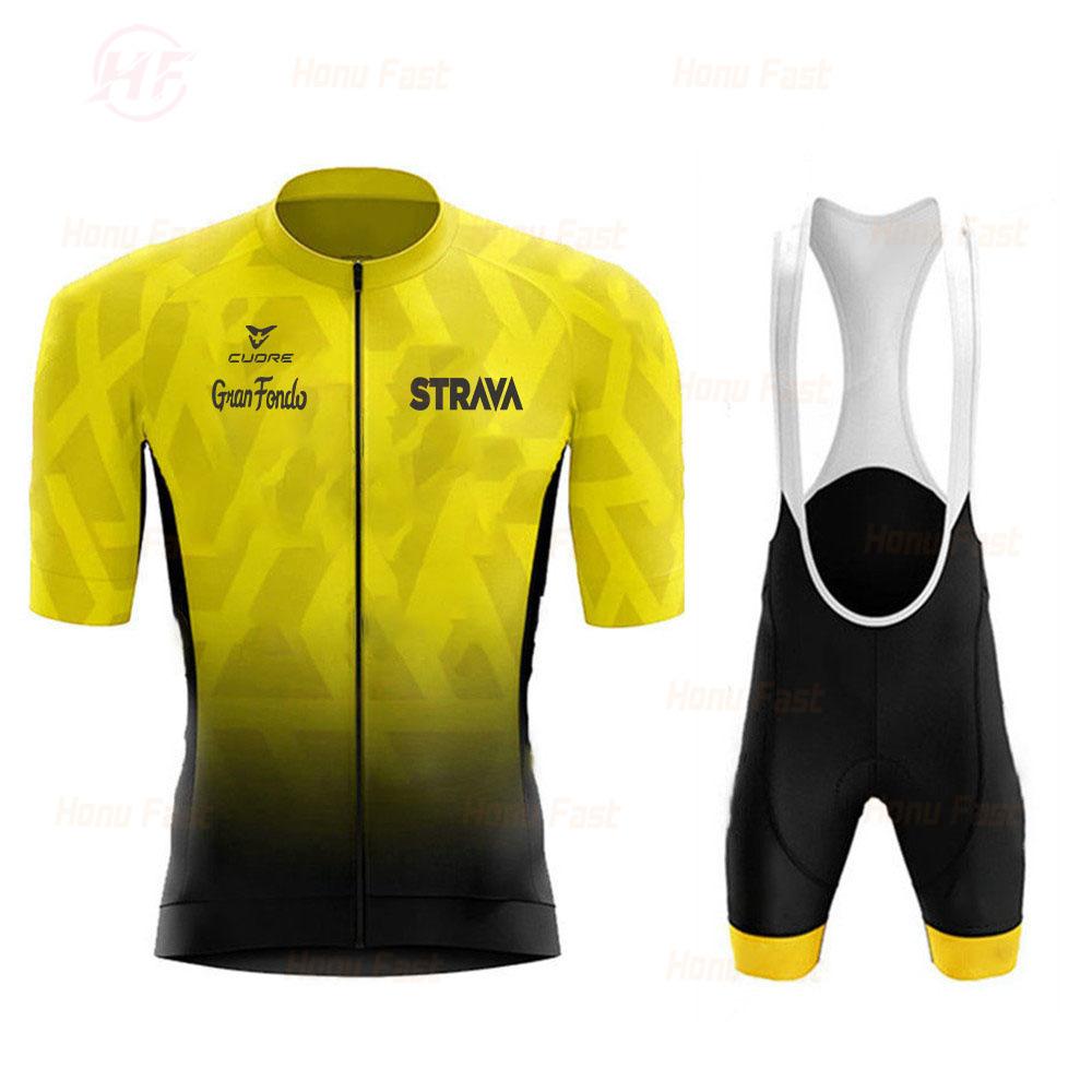 

2026 New Short-sleeved Cycling Team Version Men s Tight-fitting Quick-drying Breathable Mountain Road Bicycle Summer Breathable Suit Cycling Suit XS