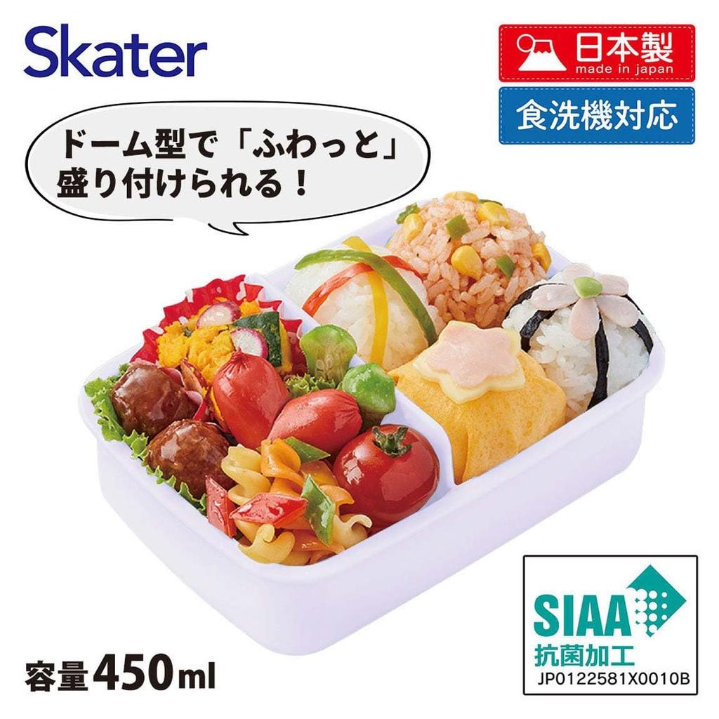 Skater Lunch Single Dome Made in Gabby Dollhouse Design Kids' Box, Tier, 450ml, Shape, Antibacterial, Japan, (RBF3ANAG)