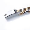 Luxury Cool Never Fade Gold Color Bracelet Men 12MM Curb Chain Mannen Armband Men's Bracelets Bangles for Man Wristband Gift