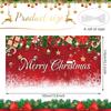 Blulu 72.8 x 43.3 Inch Christmas Banner x Inch, Lettering Style