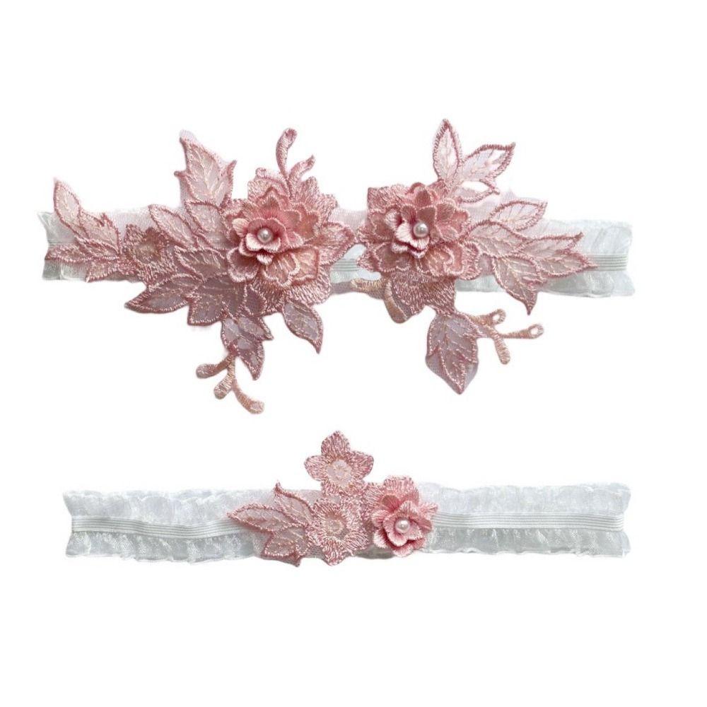 Wedding Lace Garter Ring Rhinestones Thigh Leg Belt Fashion Bride Thigh Garter  For Women
