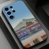 Retro Japanese Vintage Train Phone case for Samsung Galaxy S24,25,26,23 22,21,S20 Plus Ultra FE soft fundas cases