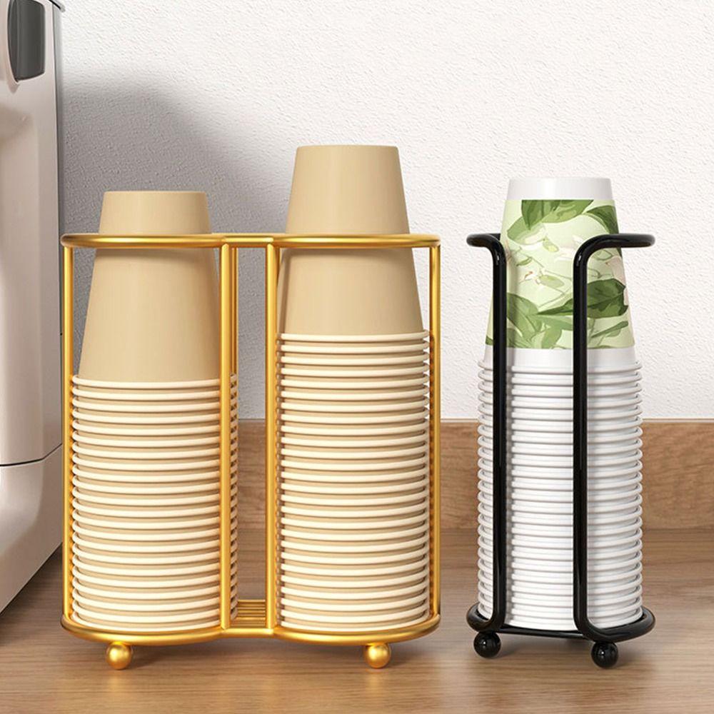 Cup Organizier Disposable Cup Picker Plastic Cup Holder Desktop Cup Storage Rack