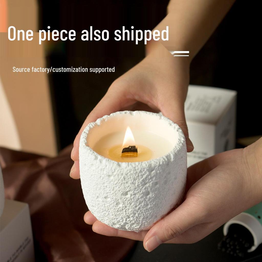 Elegant Soy Wax Scented Candle - Smokeless, High-End Fragrance Ornament