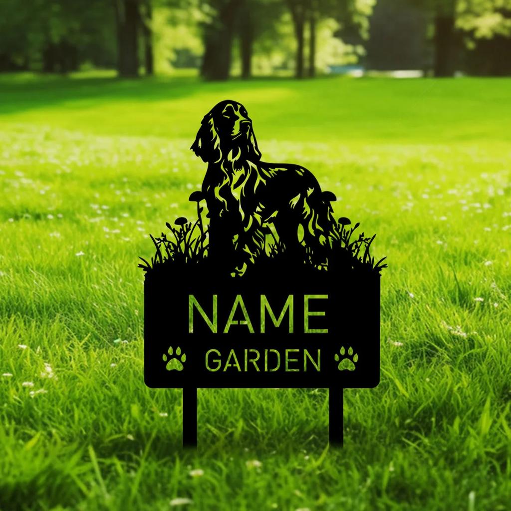 Metal Garden Stake Personalized Dog Memorial Gift Custom Grave Marker Remembrance Decor Sympathy