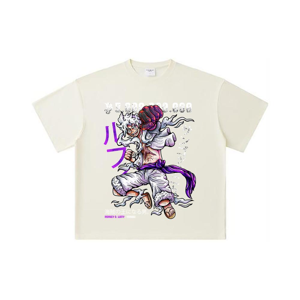 

260 GSM Double Yarn 32 Count 100% Cotton One Piece V3 Sun God Nika Print Unisex Heavy Cotton T Shirt S абрикосовый