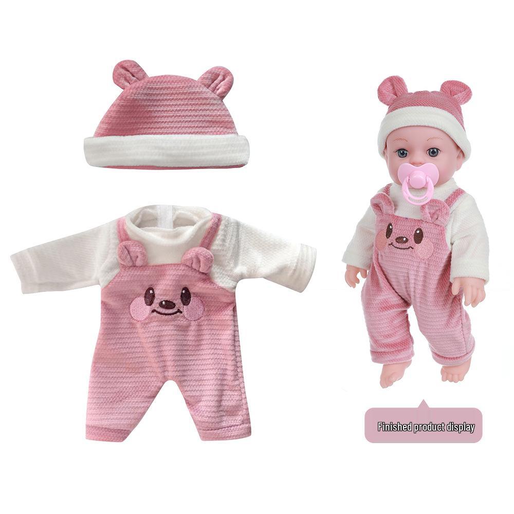 Doll Clothes Set: 30cm Baby Doll Outfit with Hat for DIY Customization
