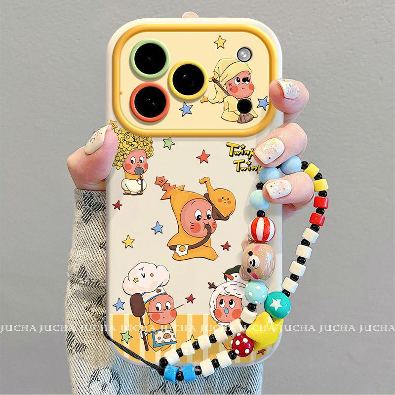 High-End iPhone 17 Pro & 16 Plus Silicone Case with Music Star Design