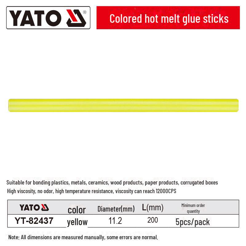 

Клейовий пістолет Yiertuo високої в язкості для гарячого клею з клейовими стрижнями для ручної роботи та побутового використання