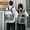 Heavy Duty Clear Backpack Large Transparent Bag for School Stadium Events Outdoor Travel Camping