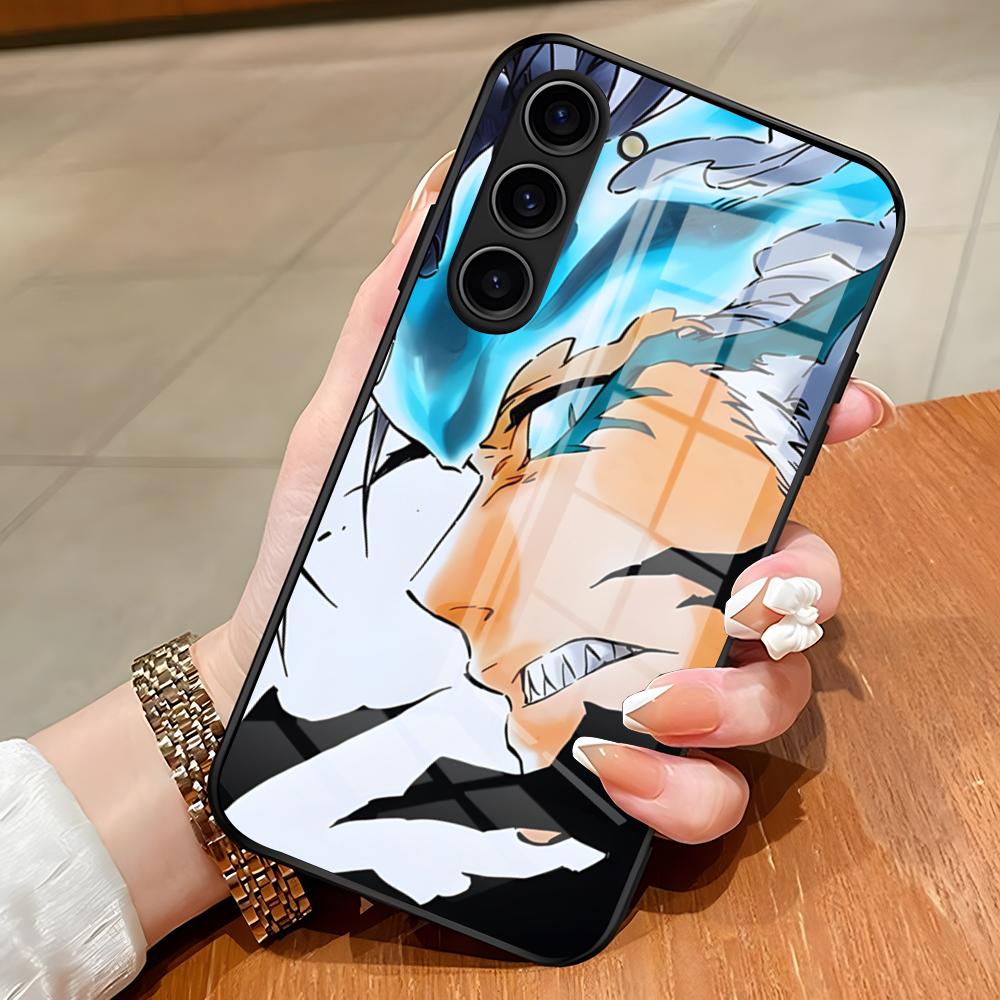 Bleach Grimmjow Anime Phone Case For Samsung S26 S25 Edge Ultra S23 S22 S21 S20 Ultra Plus S24 Fe A54 A53 A25 Glass Cover