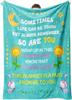 KAAYEE Healing Throw Blanket Inspirational Gifts for Women Get Well Soon Presents X Purple