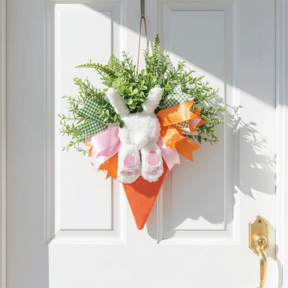Decorative Style Artificial Garland Rabbit Design Bunny Decoration  Outdoor Decoration