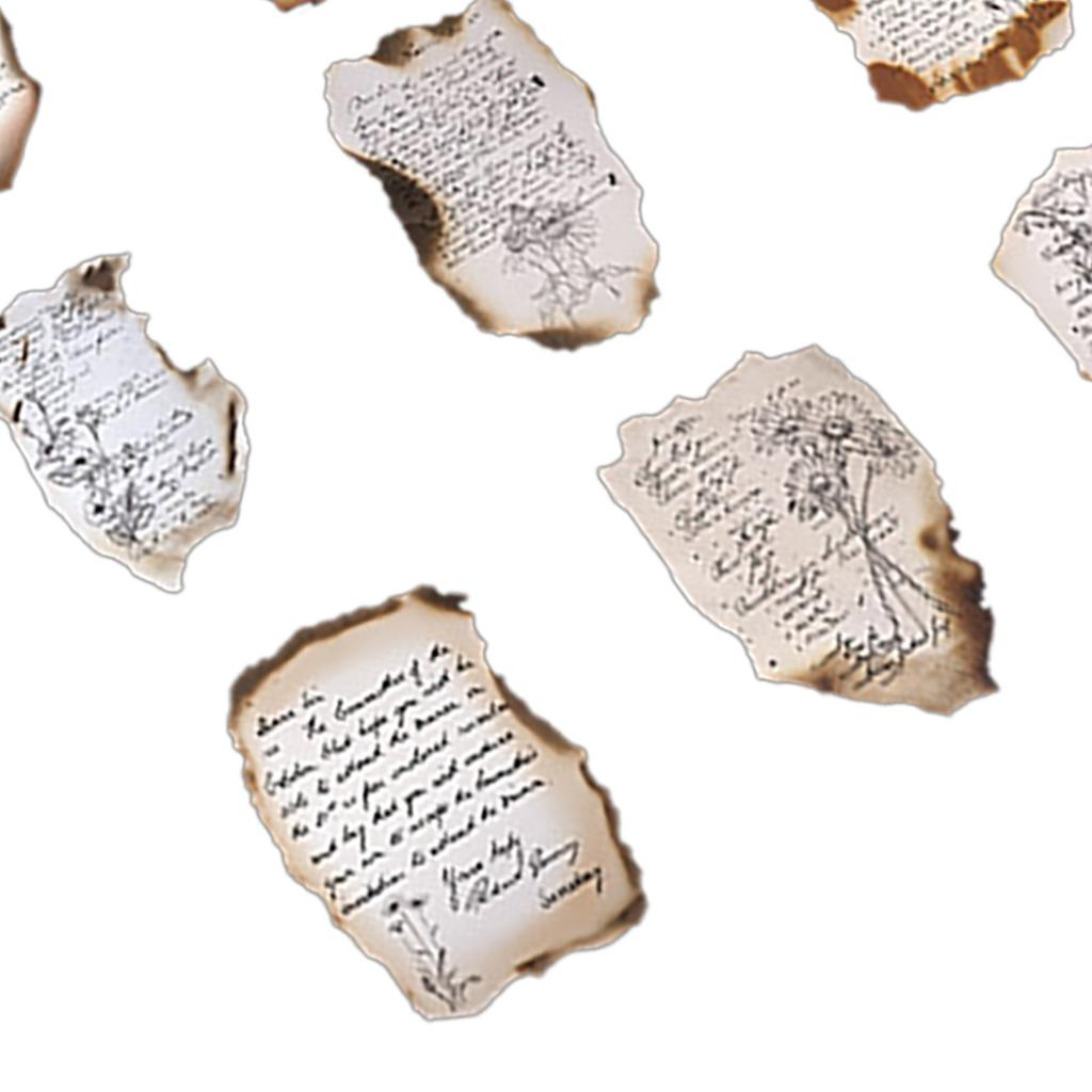 30PCS Vintage Paper Stickers Decorative Retro Old Journal Writing Stickers Scrapbooking Supplies for DIY Planner