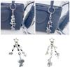 Colorful Beaded Keyring Pendant Fish Bowknot Heart Star Charm Keychain Fashionable Bag Accessory for Trendy Girls